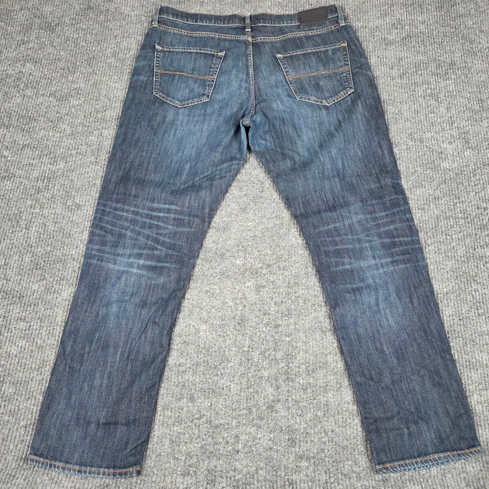 Lucky Brand 410 Athletic Slim Jeans Mens 38x32 Dark Wash Denim‎ Tapered Leg